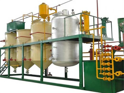 ligne de production d’usine de raffinage de pétrole de raffinage de soja