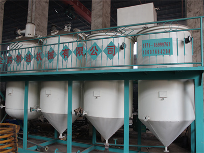 ensemble complet de machine de raffinage d’huile de moutarde à Lomé