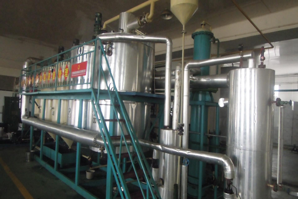 machine d'extraction d'huile comestible d'usine de raffinerie d'huile de son de riz